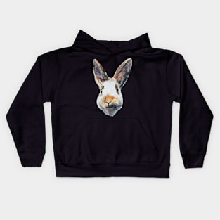 Booplesnoot - Rabbit painting (no background) Kids Hoodie